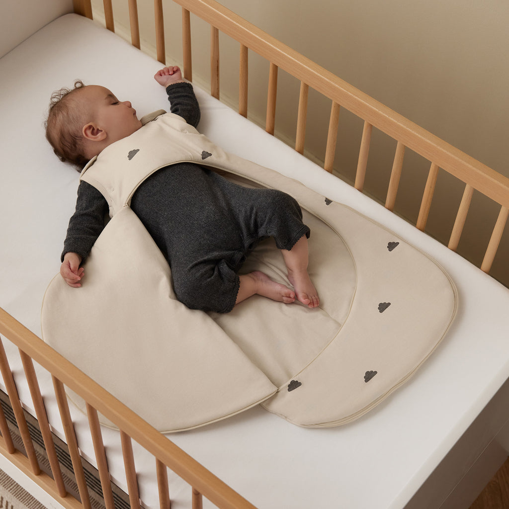 Set de 2 draps contour pour Berceau Snüz- Sable/Nuage